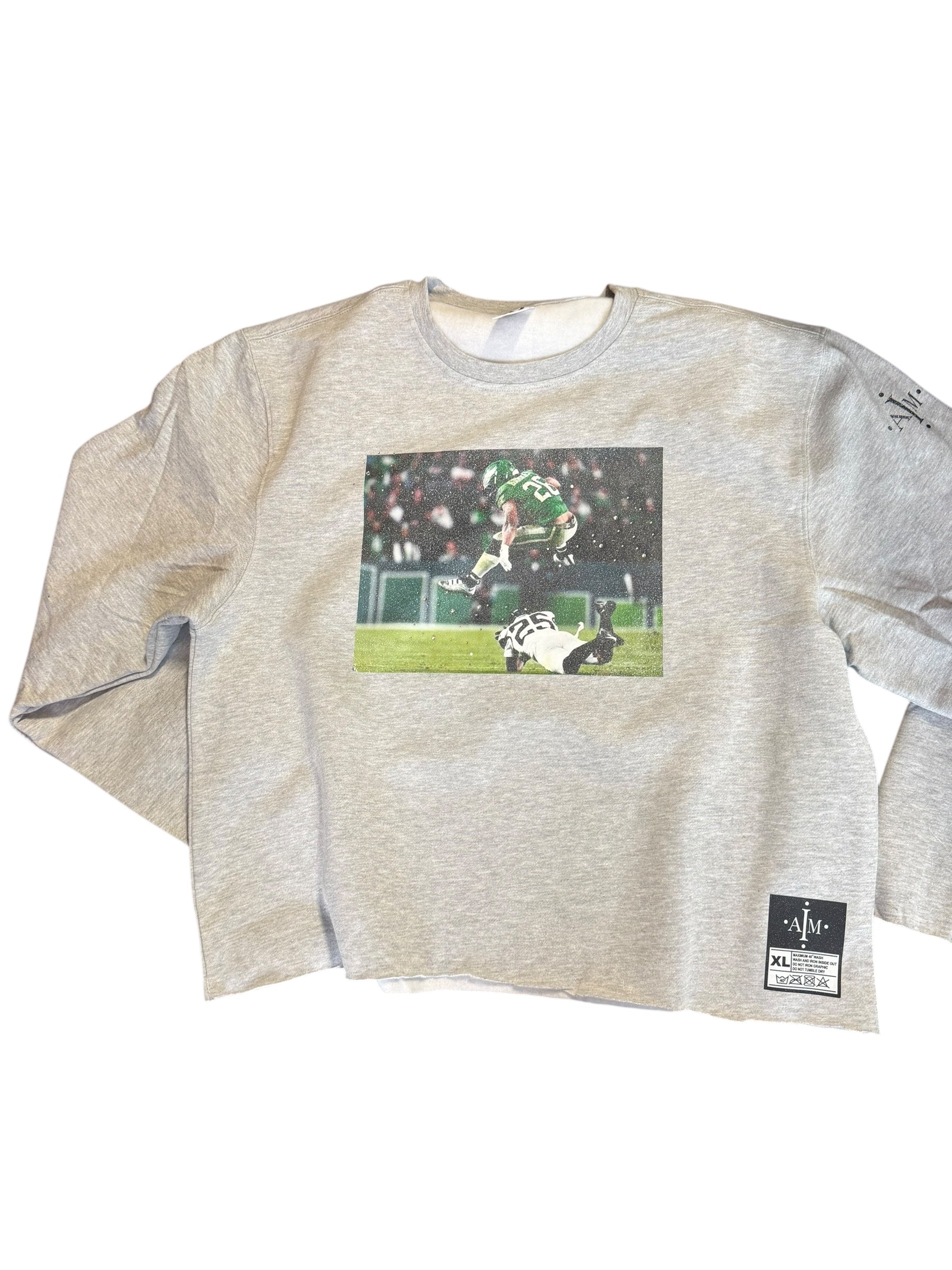 Men’s IAM Grey Crewneck size xl