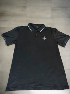 Men’s Black IAM polo size large