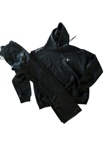 Men’s Xl IAM Black Flare Sweatsuit